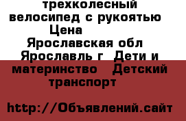 трехколесный велосипед с рукоятью › Цена ­ 1 000 - Ярославская обл., Ярославль г. Дети и материнство » Детский транспорт   